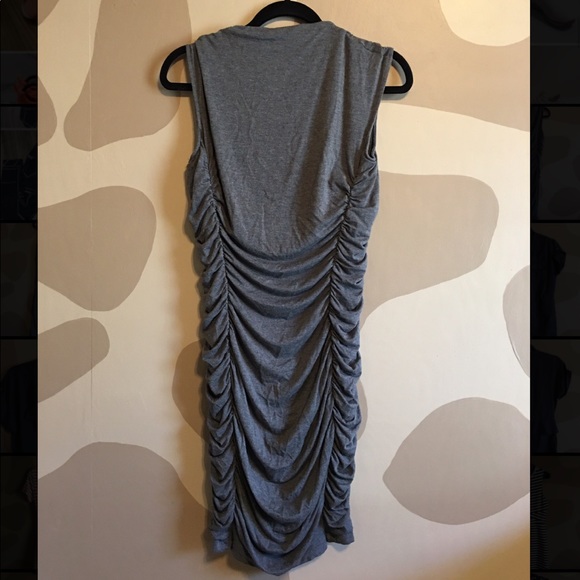 Kenneth Cole Rouched Sleeveless V-neck Dress - Women’s US size M - Picture 4 of 5